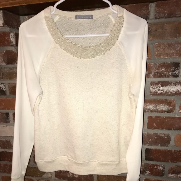 Olivia Moon Sweaters - 🌸3 for $12🌸 Olivia Moon Cream Sweater